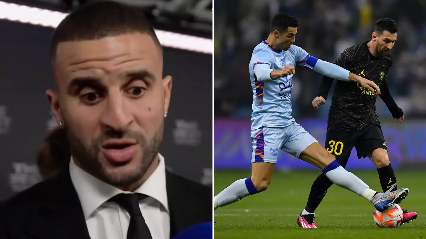 KYLE WALKER,C. RONALDO AND LIONEL MESSI